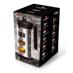 Berlingerhaus Konvice na čaj a kávu french press 600 ml Black Silver Collection
