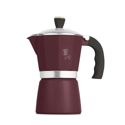 Berlingerhaus Konvice na espresso 6 šálků vínová Leonardo Collection