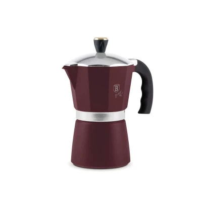 Berlingerhaus Konvice na espresso 6 šálků vínová Leonardo Collection