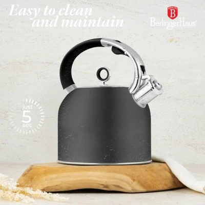 Berlingerhaus Konvice pískací se skleněným víkem 3 L Antracit Collection