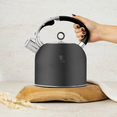 Berlingerhaus Konvice pískací se skleněným víkem 3 L Antracit Collection