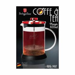 Berlingerhaus Konvička na čaj a kávu French Press 600 ml Burgundy Metallic Line