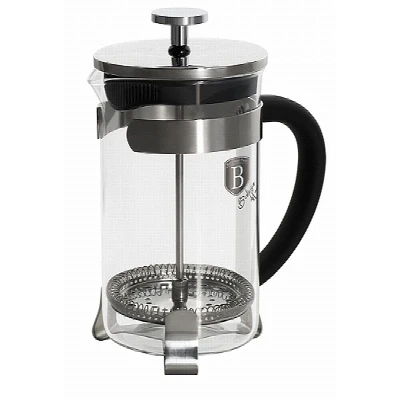 Berlingerhaus Konvička na čaj a kávu French Press 600 ml černá