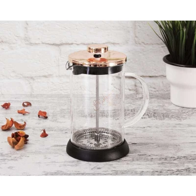 Berlingerhaus Konvička na čaj a kávu French Press 600 ml Rosegold collection