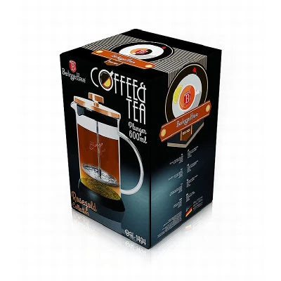 Berlingerhaus Konvička na čaj a kávu French Press 600 ml Rosegold collection