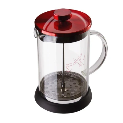 Berlingerhaus Konvička na čaj a kávu French Press 800 ml Burgundy Metallic Line