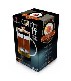 Berlingerhaus Konvička na čaj a kávu French Press 800 ml Rosegold Metallic Line