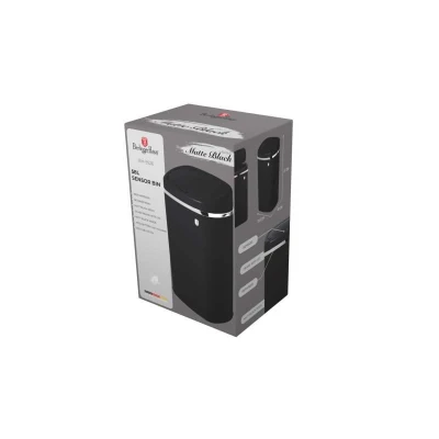 Berlingerhaus Koš odpadkový se senzorovým otvíráním 58 l Matte Black Colelection