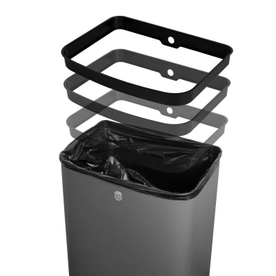 Berlingerhaus Koš odpadkový se senzorovým otvíráním 60 l Anthracite Collection