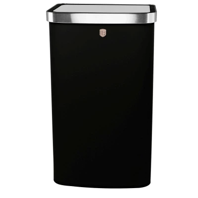 Berlingerhaus Bezdotýkový odpadkový koš na senzor 60 l Black Rose Collection