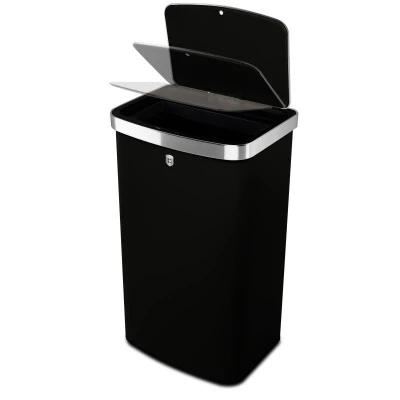 Berlingerhaus Koš odpadkový se senzorovým otvíráním 60 l Black Vantage Collection/Matte Black Collection