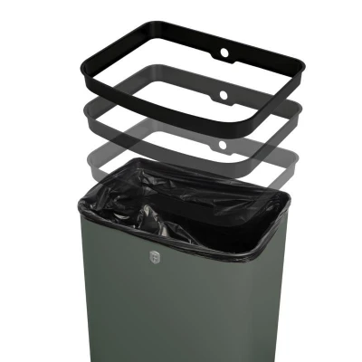 Berlingerhaus Koš odpadkový se senzorovým otvíráním 60 l Matte Green Collection
