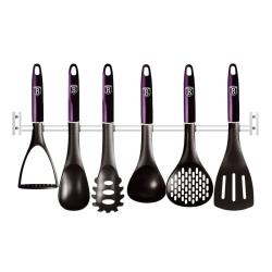 Berlingerhaus Kuchyňské náčiní s nástěnným držákem 7 ks Purple Eclipse Collection Berlingerhaus Kuchyňské náčiní s nástěnným držákem 7 ks Purple Eclipse Collection