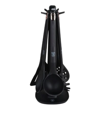 Berlingerhaus Kuchyňské náčiní sada 6 ks se stojanem Black Rose Collection Berlingerhaus Kuchyňské náčiní sada 6 ks se stojanem Black Rose Collection