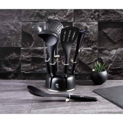 Berlingerhaus Kuchyňské náčiní ve stojanu sada 7 ks Royal Black Collection