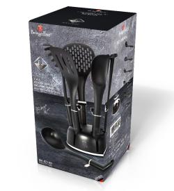Berlingerhaus Kuchyňské náčiní ve stojanu sada 7 ks Royal Black Collection