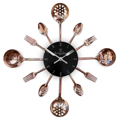 Berlingerhaus Kuchyňské nástěnné hodiny, Black Rose Collection/Monaco Collection Berlingerhaus Kuchyňské nástěnné hodiny, Black Rose Collection/Monaco Collection