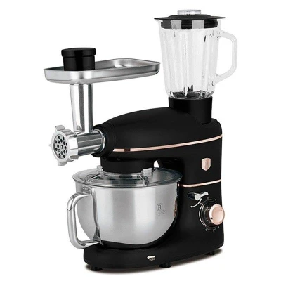 Berlingerhaus Kuchyňský robot s mlýnkem a mixérem 1500 W Black Rose Collection