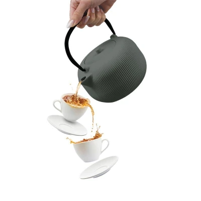 Berlingerhaus Litinová konvice na čaj 1 l Matte Green Collection