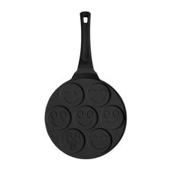 Berlingerhaus Lívanečník s titanovým povrchem Smajlíci 26 cm Matte Black Collection Berlingerhaus Lívanečník s titanovým povrchem Smajlíci 26 cm Matte Black Collection