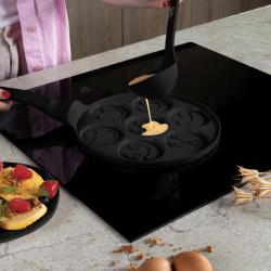 Berlingerhaus Lívanečník s titanovým povrchem Smajlíci 26 cm Matte Black Collection