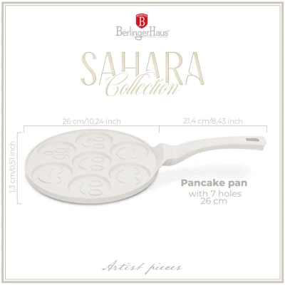 Berlingerhaus Lívanečník s titanovým povrchem Smajlíci 26 cm Sahara Collection
