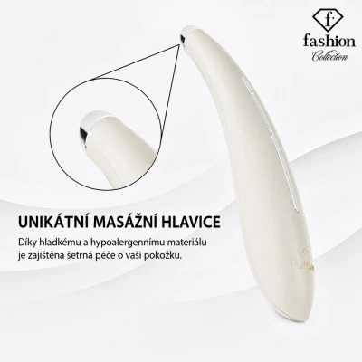 Berlingerhaus Masážní přístroj na oči, oční okolí a spánky Cream Gold Collection