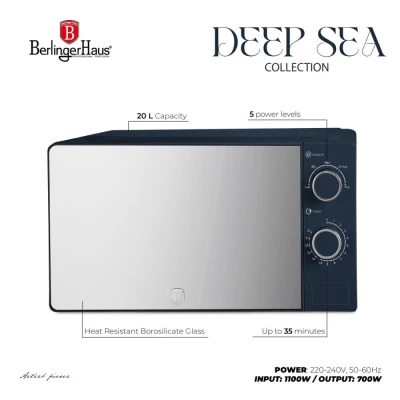 Berlingerhaus Mikrovlnná trouba 20 l Deep Sea Collection