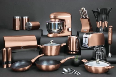 Berlingerhaus Mixér ruční šlehač s příslušenstvím 300 W Rosegold Metallic Line