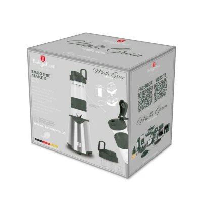 Berlingerhaus Mixér smoothie maker s lahví Matte Green Collection