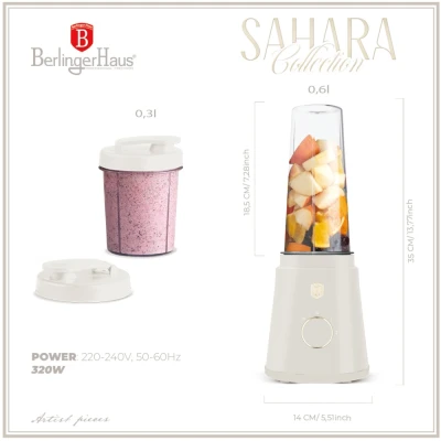 Berlingerhaus Mixér smoothie maker s lahví Sahara Collection