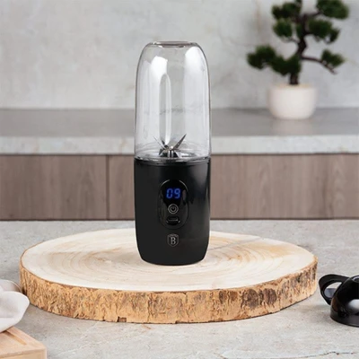 Berlingerhaus Mixér smoothie s USB nabíjením černý