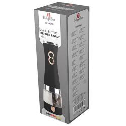 Berlingerhaus Mlýnek na pepř a sůl elektrický 2v1 Black Rose collection