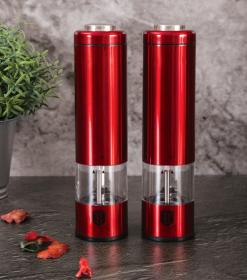 Berlingerhaus BH-1907 Mlýnek na pepř a sůl elektrický Burgundy Metallic Line