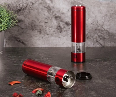 Berlingerhaus BH-1907 Mlýnek na pepř a sůl elektrický Burgundy Metallic Line