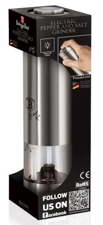 Berlingerhaus Mlýnek na pepř a sůl elektrický Carbon Metallic Line