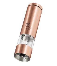 Berlingerhaus BH-1906 Mlýnek na pepř a sůl elektrický Rosegold Metallic Line