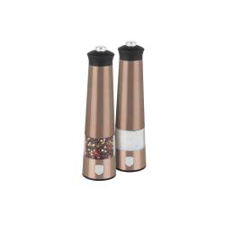 Berlingerhaus Mlýnek na pepř a sůl elektrický sada 2 ks Rosegold Metallic Line Berlingerhaus Mlýnek na pepř a sůl elektrický sada 2 ks Rosegold Metallic Line