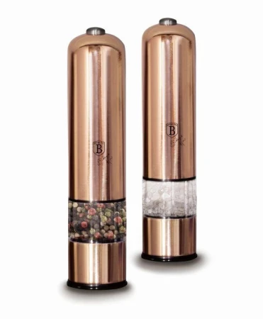Berlingerhaus Mlýnek na pepř a sůl elektrický sada 2 ks Rosegold Metallic Line