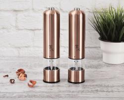 Berlingerhaus Mlýnek na pepř a sůl elektrický sada 2 ks Rosegold Metallic Line