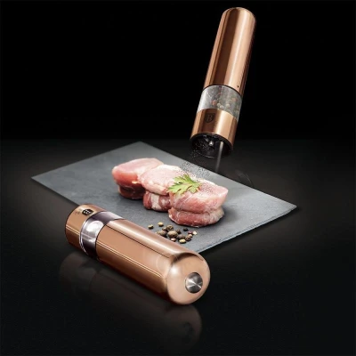 Berlingerhaus Mlýnek na pepř a sůl elektrický sada 2 ks Rosegold Metallic Line