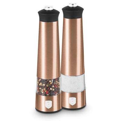 Berlingerhaus Mlýnek na pepř a sůl elektrický sada 2 ks Rosegold Metallic Line Berlingerhaus Mlýnek na pepř a sůl elektrický sada 2 ks Rosegold Metallic Line