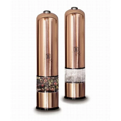 Berlingerhaus Mlýnek na pepř a sůl elektrický sada 2 ks Rosegold Metallic Line