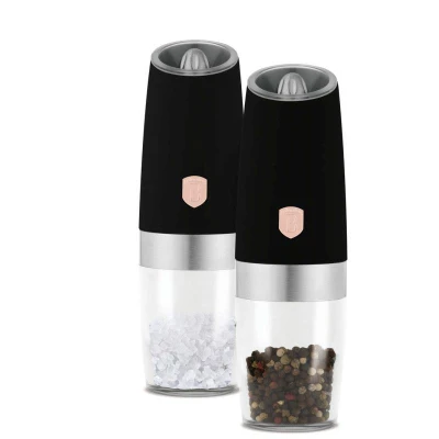 Berlingerhaus Mlýnek na pepř a sůl s gravitačním mechanismem sada 2 ks Black Rose Collection Berlingerhaus Mlýnek na pepř a sůl s gravitačním mechanismem sada 2 ks Black Rose Collection