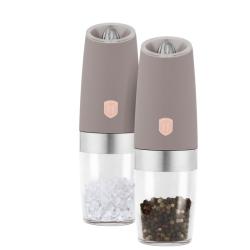 Berlingerhaus Mlýnek na pepř a sůl s gravitačním mechanismem sada 2 ks Taupe Collection