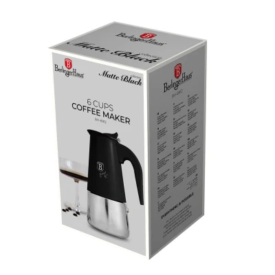 Berlingerhaus Moka konvička indukce 6 šálků Matte Black Collection