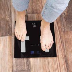 Berlingerhaus Osobní váha s měřením tuku, svalů a vody 180 kg Matte Black Collection
