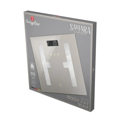 Berlingerhaus Osobní váha s měřením tuku, svalů a vody 180 kg Sahara Collection