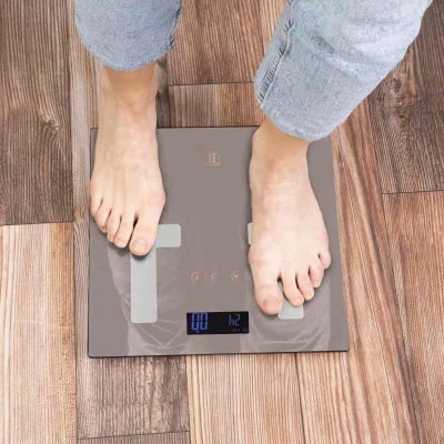 Berlingerhaus Osobní váha s měřením tuku, svalů a vody 180 kg Taupe Collection