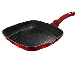 Berlingerhaus Pánev grilovací s mramorovým povrchem 28 cm Burgundy Metallic Line